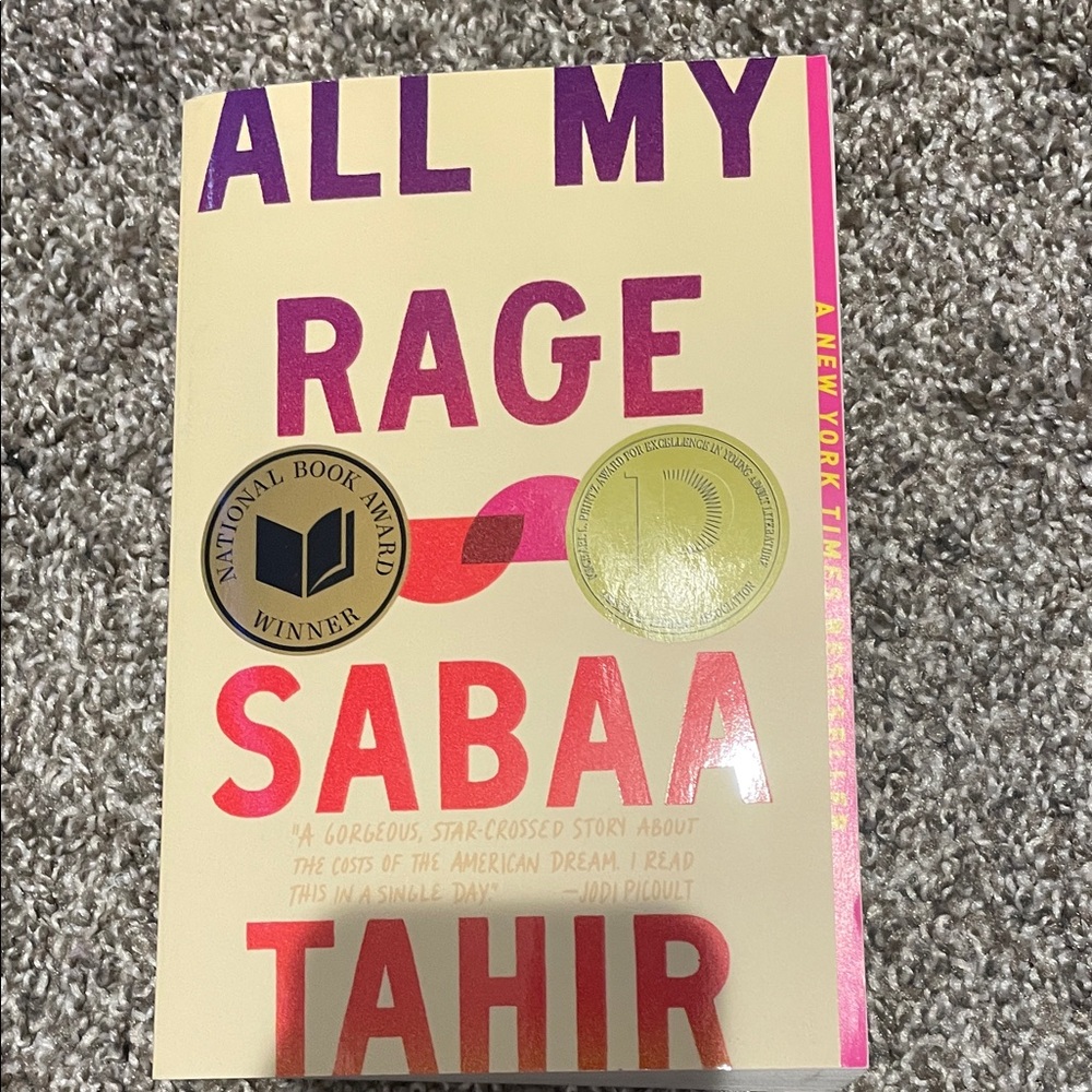 All My Rage by Sabaa Tahir Book